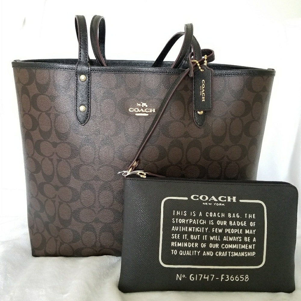 Coach Reversible Tote